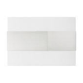 Aquarell Rosa Blumenrahmen Shiny Bronze Party Einladungsbanderole (Rückseitenbeispiel)