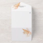 Aquarell Rosa Eiscreme Brautparty All In One Einladung (Außenbereich)