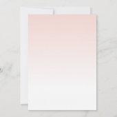 Aquarell Rosa Eiscreme Brautparty Einladung (Rückseite)