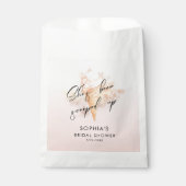 Aquarell Rosa Eiscreme Brautparty Geschenktütchen (Vorderseite)