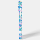 Aquarell-Rosa-Flamingos-Monogramm Case-Mate iPhone Hülle (Rückseite / Links)