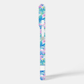 Aquarell-Rosa-Flamingos-Monogramm Case-Mate iPhone Hülle (Rückseite / Links)