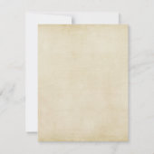 Aquarell-rosa Gartennelken-Ecken Einladung (Rückseite)