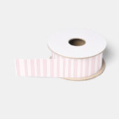 Aquarell-Rosa-Gestreift Ripsband (Spule)