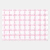 Aquarell Rosa & Grün Bogen Mahjong Geschenkpapier Set (Vorderseite 3)