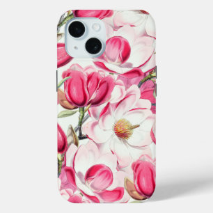 Aquarell-Rosa-Magnolien-Blumenmuster Case-Mate iPhone Hülle