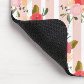 Aquarell-rosa Mousepad (Ecke)