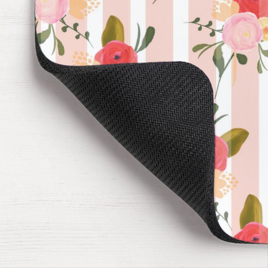 Aquarell-rosa Mousepad (Ecke)