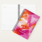 Aquarell Rosa Orange Planer (Anzeige)