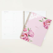Aquarell-Rosa-Pfingstrose-Blumen Planer (Anzeige)