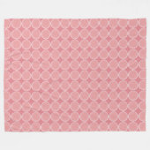 Aquarell-Rosa-Punkte-Muster Fleecedecke (Vorderseite (Horizontal))