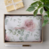 Aquarell-Rosa-Rose-Decoupage  Seidenpapier (Geschenk)
