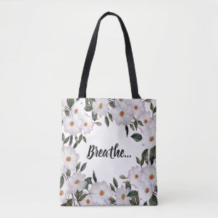 Aquarell-Rosa-Rosen-Ballerina-Blumendesign Tasche