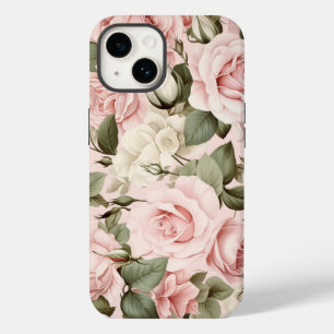 Aquarell-Rosa Rosen Case-Mate iPhone 14 Hülle