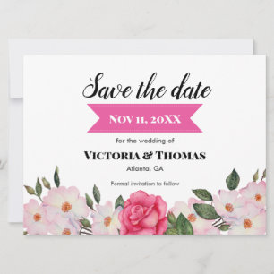 Aquarell-Rosa-Rosen-Hochzeit-Save-The-Date