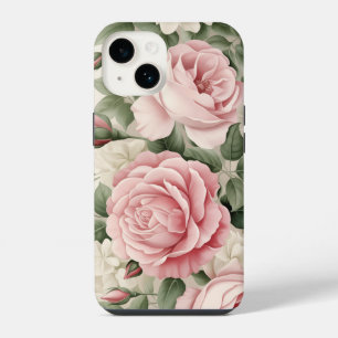 Aquarell-Rosa Rosen iPhone 14 Hülle