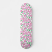 Aquarell, rosa Rosen Skateboard (Vorne)