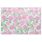 Aquarell Rosa Rosen Stoff (Fat Quarter (45,7 x 55,9 cm))