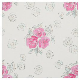 Aquarell Rosa Rosen. Stoff