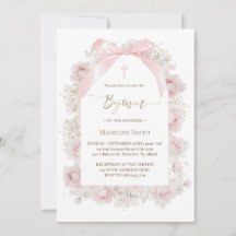 Aquarell rosa Rosen Taufe