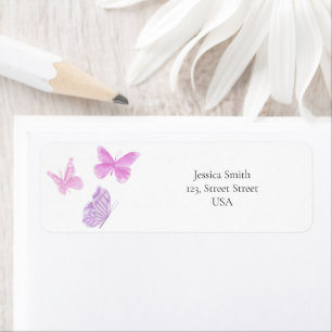 Aquarell Rosa Schmetterling