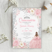 Aquarell-Rosa-Schmetterlinge Quinceañera 