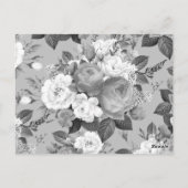 Aquarell-Rose 9 Postkarte (Rückseite)