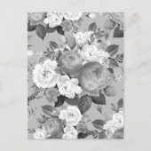 Aquarell-Rose 9 Postkarte (Vorderseite)