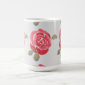 Aquarell-Rose Kaffeetasse (Mittel)