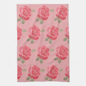 Aquarell Rose Küchentücher (Vertikal)