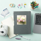 Aquarell-Rose und Korb Aufkleber (iPad Hülle)