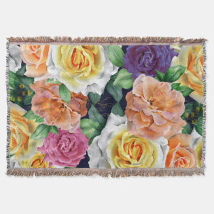 Aquarell-Rosen 29 Decke