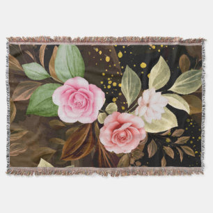 Aquarell-Rosen 3 Decke