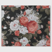 Aquarell-Rosen 7 Geschenkpapier (Flach)