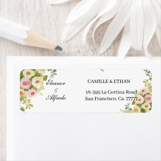 Aquarell-Rosen-Hochzeit  (Insitu)