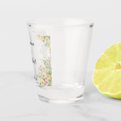 Aquarell-Rosen-Hochzeit Schnapsglas (Rechts)