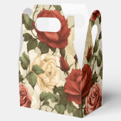 Aquarell-Rosengarten Geschenkschachtel (Geöffnet)