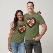 Aquarell-Rosengarten T-Shirt (Unisex)