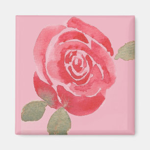 Aquarell-Rosenmagnet Magnet