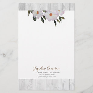 Aquarell Roses Roses Ballerina Illustration Briefpapier