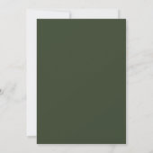 Aquarell Rustikale Berge Save The Date (Rückseite)