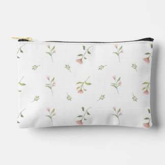 Aquarell rustikale Blüten  Zubehörtasche