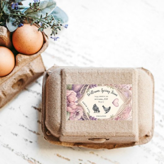 Aquarell Rustikale Eierkarton