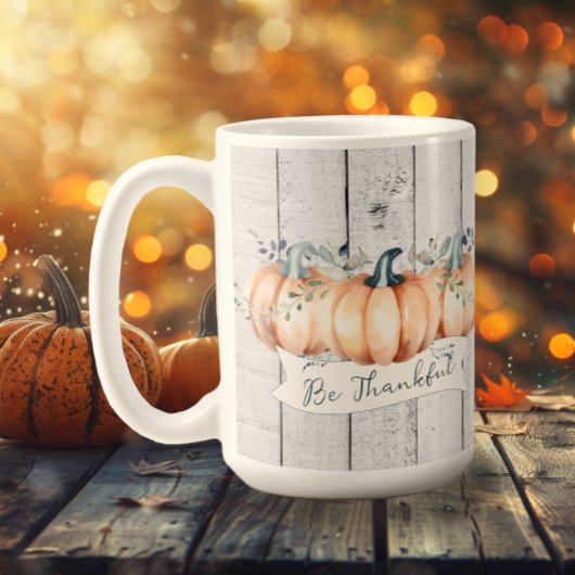 Aquarell-Rustikale Kürbisse Kaffeetasse