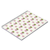 Aquarell-saftiges Tupfen-Muster Notizblock (Linke Seite)