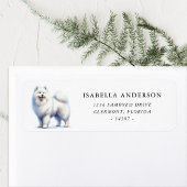 Aquarell Samoyed Dog