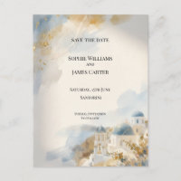 Aquarell-Santorini-Save-the-Date-Postkarte