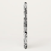 Aquarell-Schädel-Garten Case-Mate iPhone Hülle (Hinten/Links)