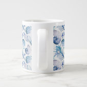 Aquarell-Schalen Jumbo-Tasse (Rückseite)