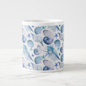 Aquarell-Schalen Jumbo-Tasse (Vorderseite)